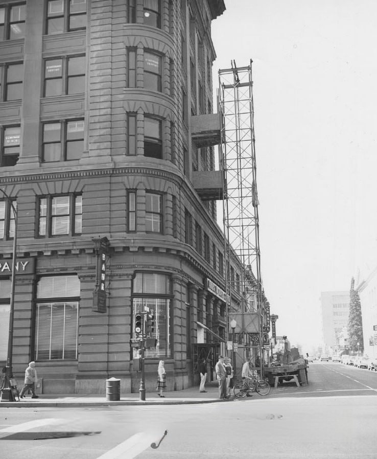 San Fernando Street at First Street, 1959