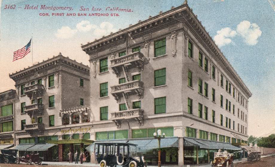 Hotel Montgomery, San Jose, 1913