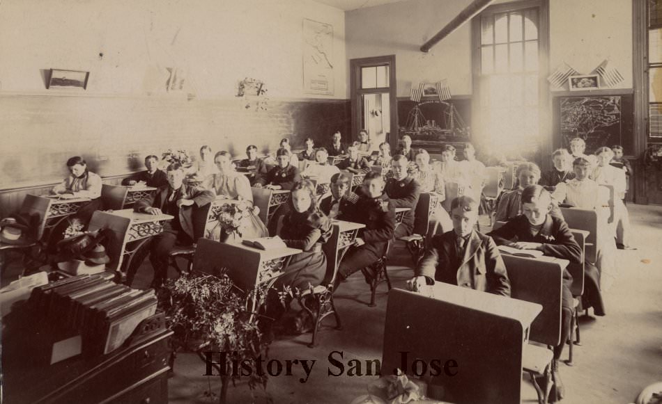 Lincoln School, San Jose, 1898