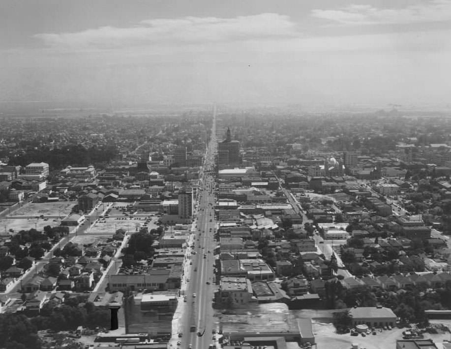 Santa Clara Street, looking east, 1940