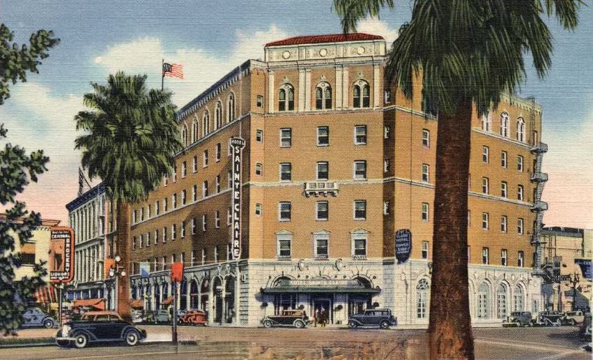 Hotel Sainte Claire, San Carlos and Market Streets, San Jose, 1930s