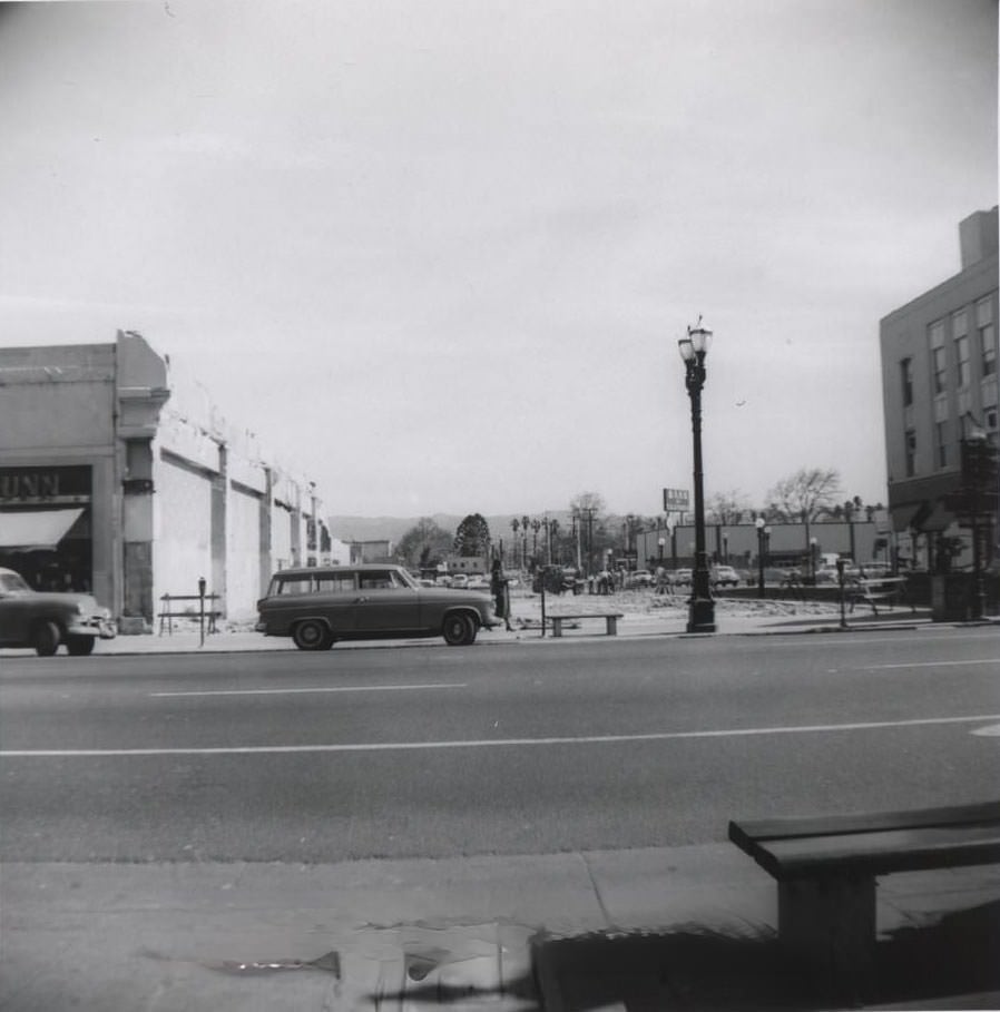 Downtown San Jose Empty Lot, 1950
