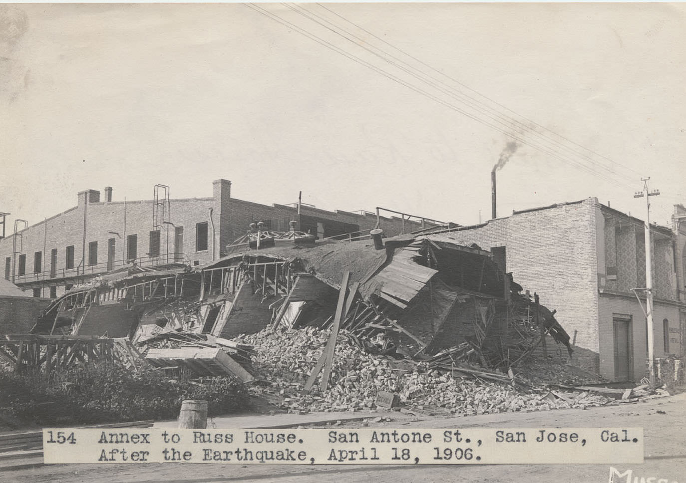 Annex to Russ House, San Jose, 1906