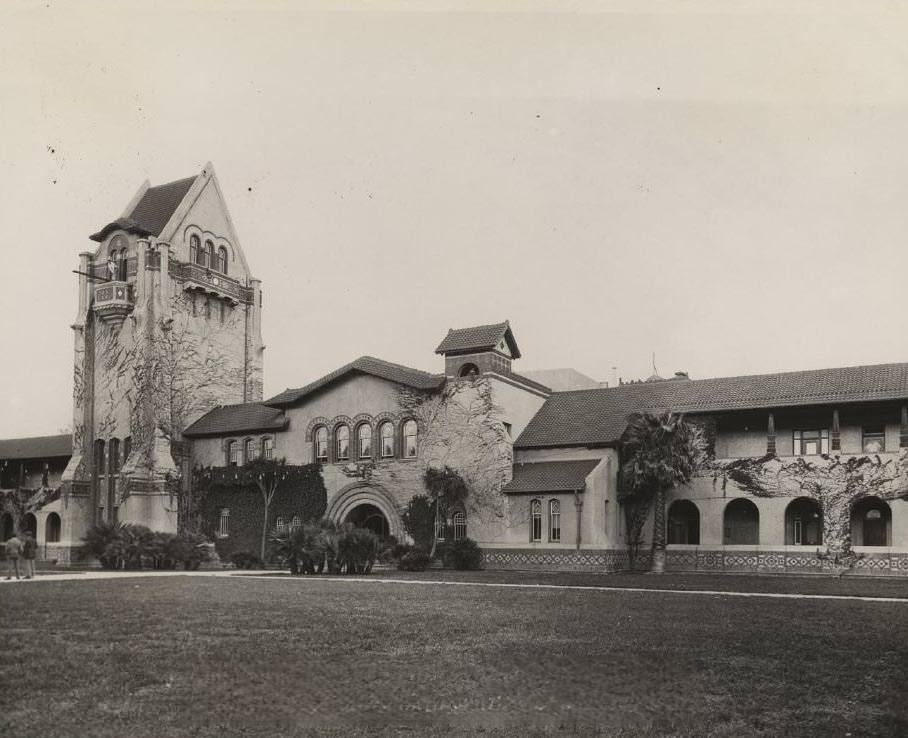San Jose State College Tower Hall, 1944