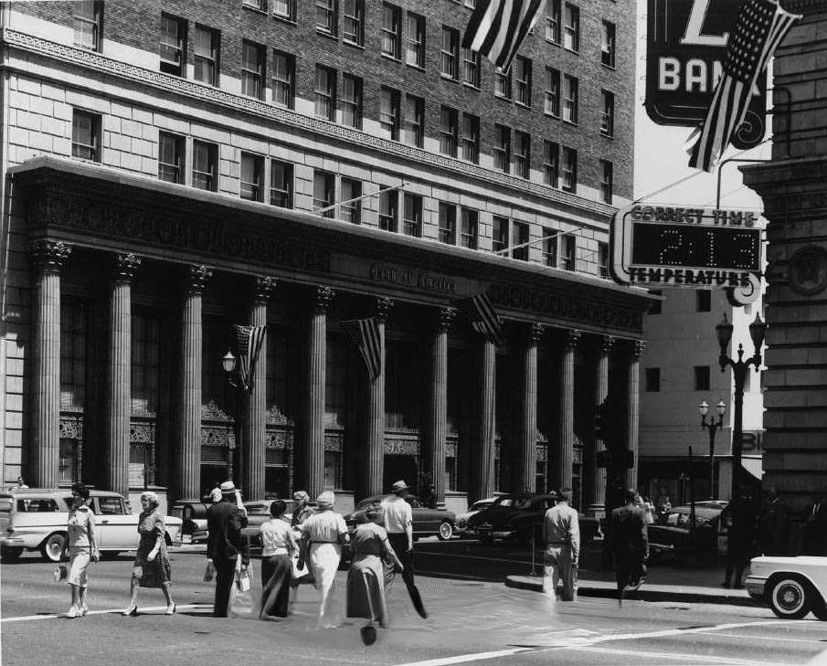 First and Santa Clara Streets, 1955