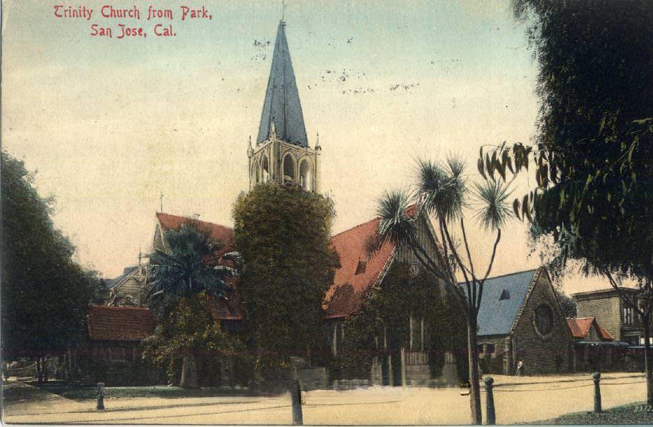 Trinity Church from Park San Jose, 1907