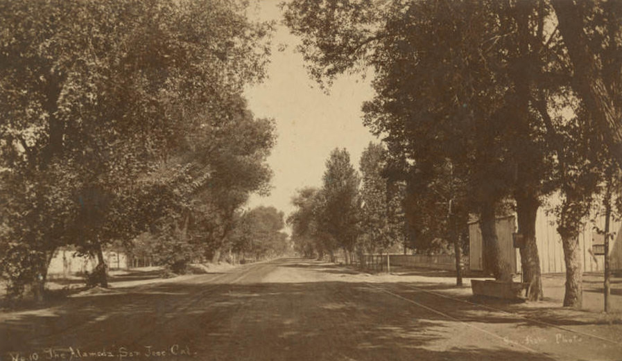 View Down the Alameda, 1880s