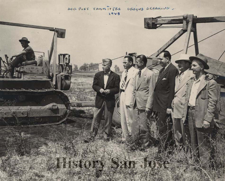 Airport Committee Ground Breaking, 1948