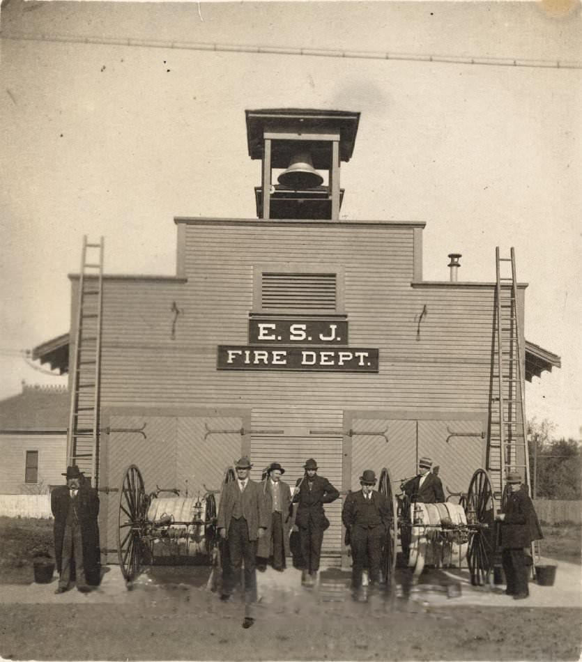 Fire House - East San Jose Fire Dept, 1910