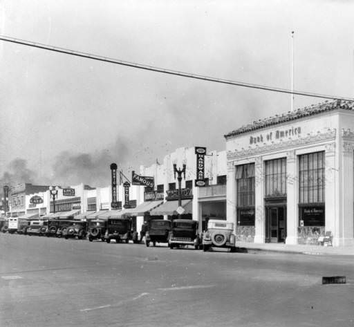 Compton Blvd. and Tamarind St., Compton, 1933