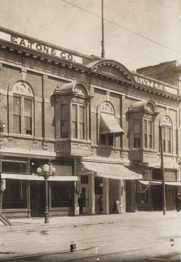 Lyndon Block-Eaton and Eaton Printing Company 173 West Santa Clara Street San Jose, 1908