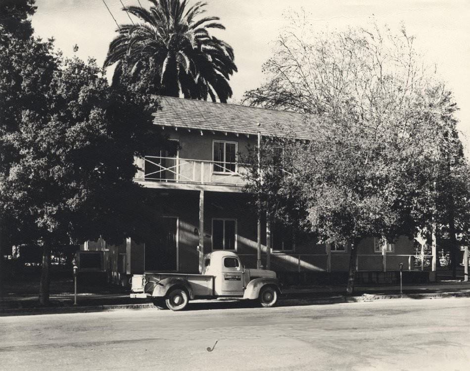 The Statehouse Replica at Market Street Plaza, San Jose., 1949