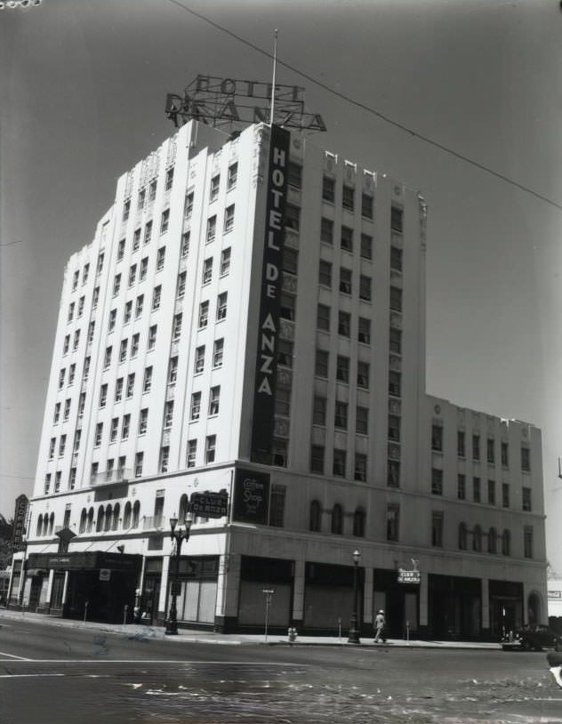 Hotel De Anza, San Jose, 1949