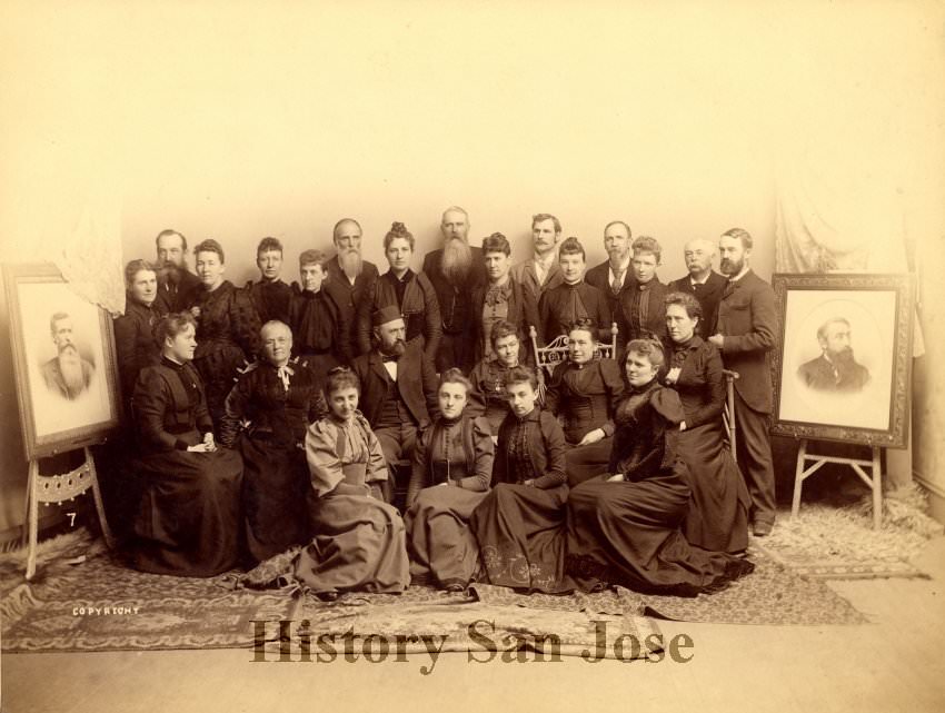 State Normal School Faculty group portrait, 1893