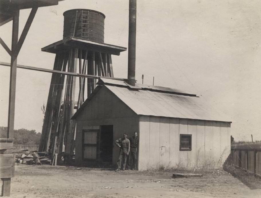 Boiler Room, Los Gatos Cured Fruit Company corner Los Gatos and Almaden Road and San Jose-Los Gatos Road, 1914.