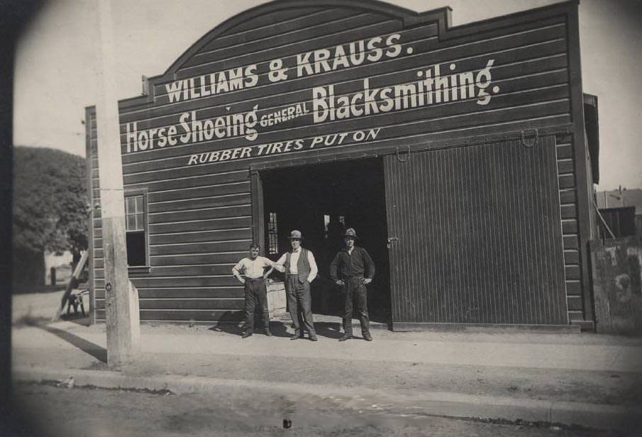 Williams & Krauss at Alum Rock Avenue and Jones, East San Jose, 1910