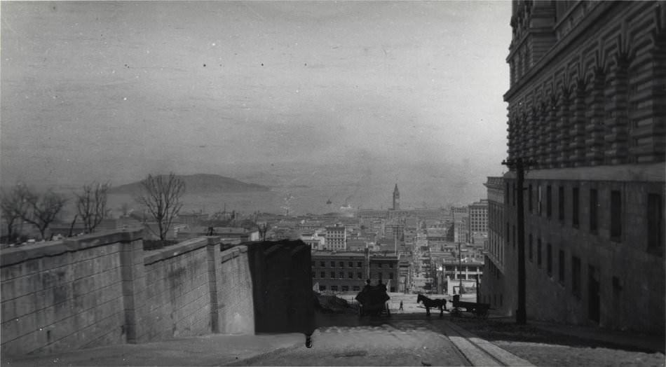 San Francisco From Fairmont Hotel, 1908