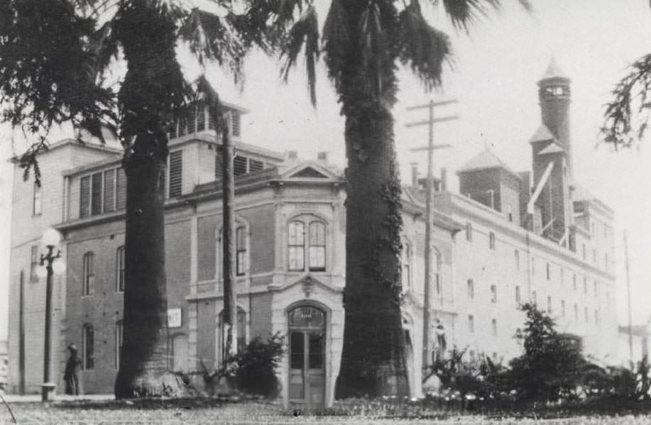 Eagle Brewery from the Park on Market Street north of San Carlos Streett, 1910