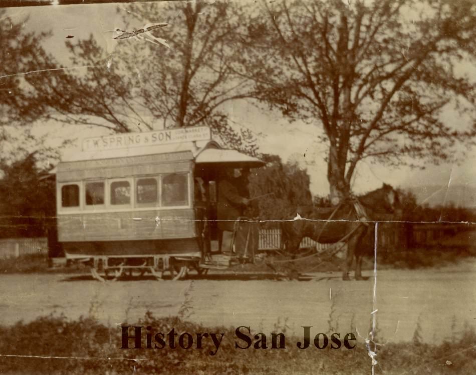 San Fernando Street Horsecar, 1890s