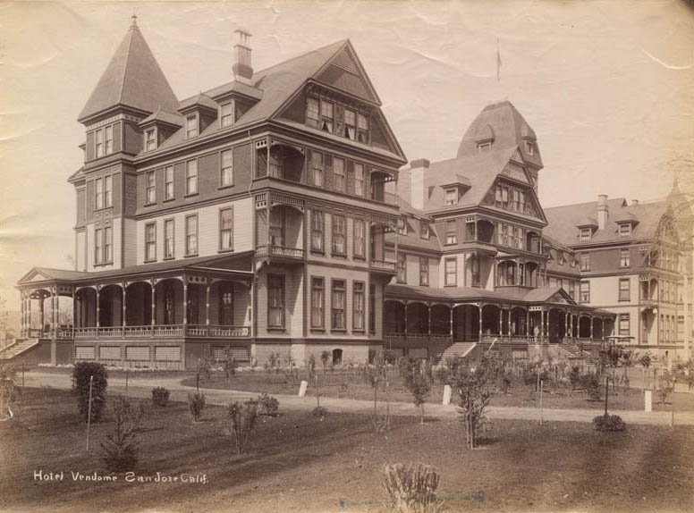 Hotel Vendome, San Jose Calif, 1900