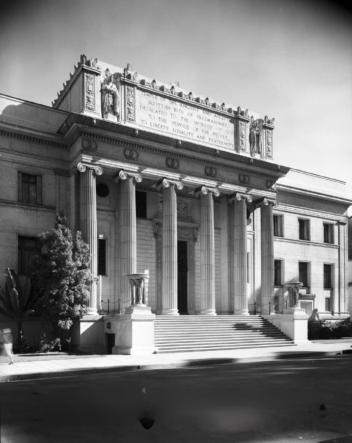 Temple of the Ancient and Accepted Scottish Rite of Freemasonry, San Jose, 1930s