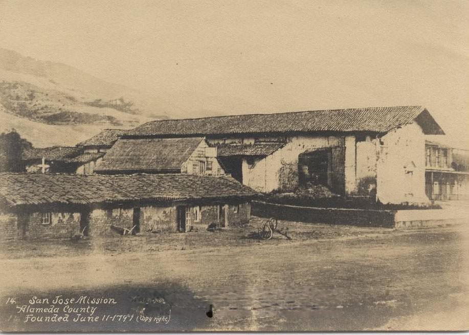 San Jose Mission - Alameda County, 1860s