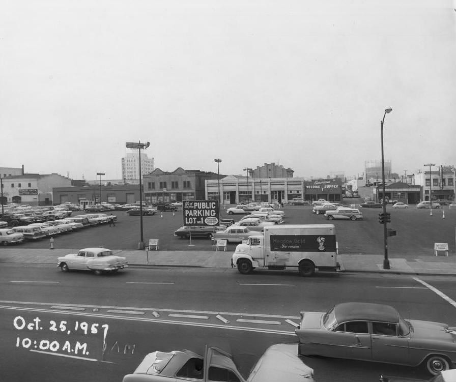 Market Street North of Santa Clara Street, San Jose, California, 1957