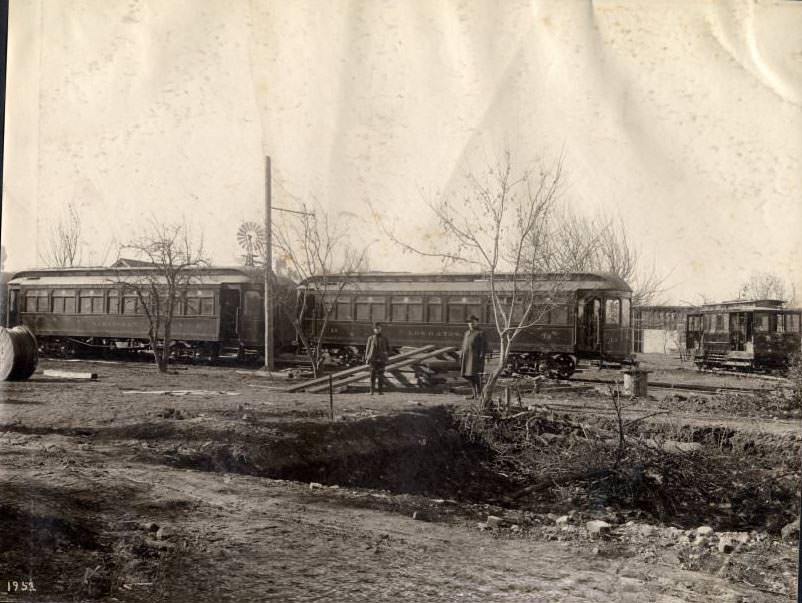 New Cars of the San Jose and Los Gatos Interurban R. R., 1900s