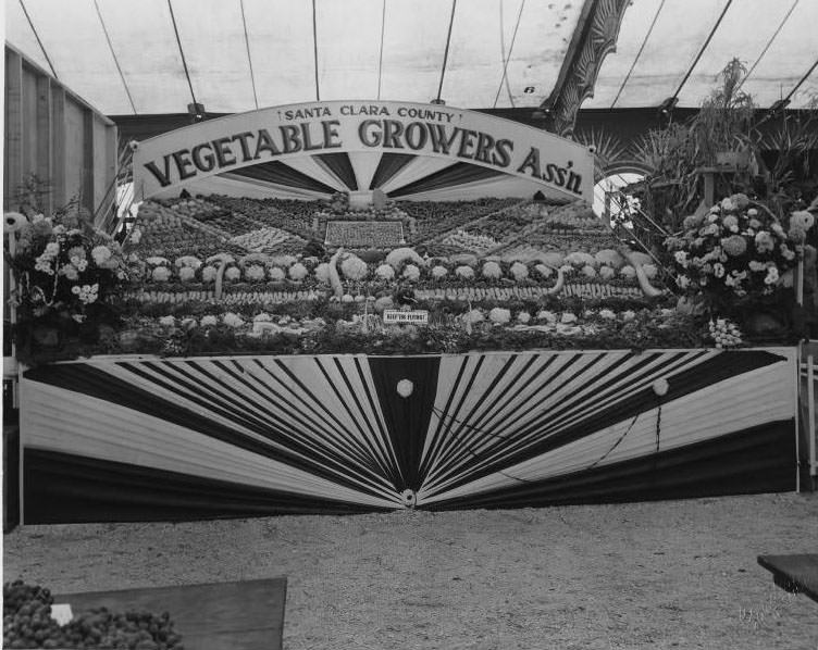 Santa Clara County Vegetable Growers Association Display, 1945