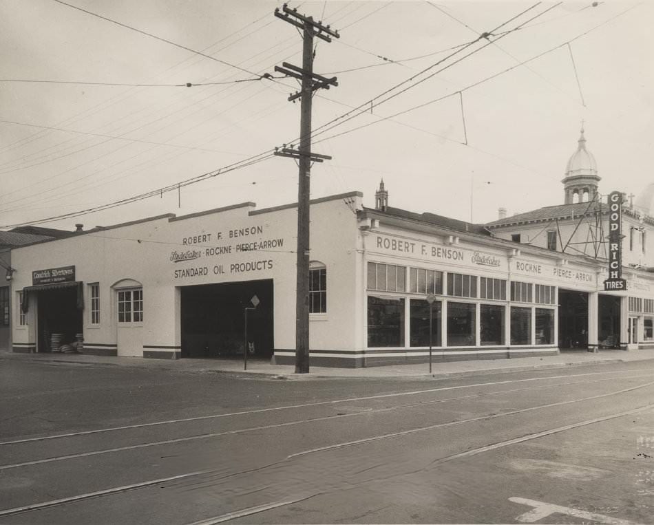 Robert F. Benson Studebaker, San Jose, 1933