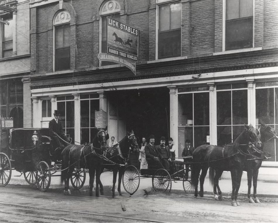 Lick Stables, 1900