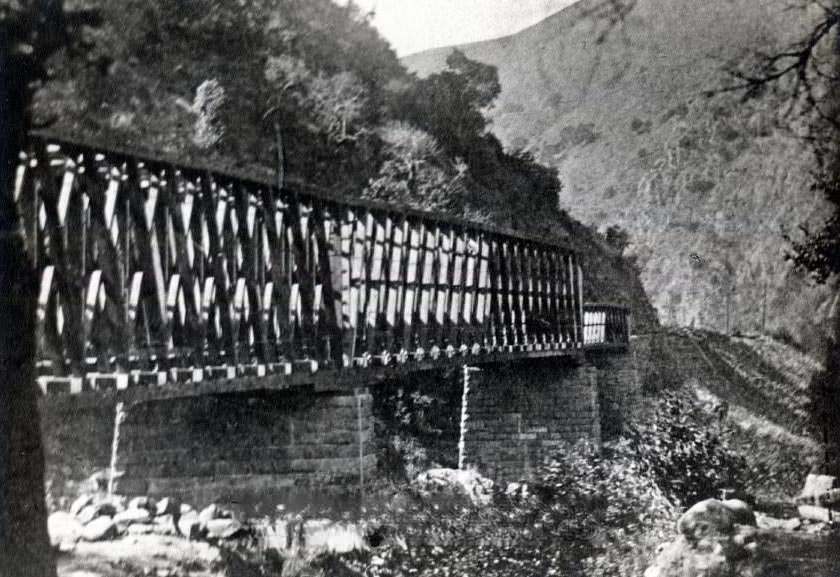 Central Pacific Railroad, Niles Canyon, 1875