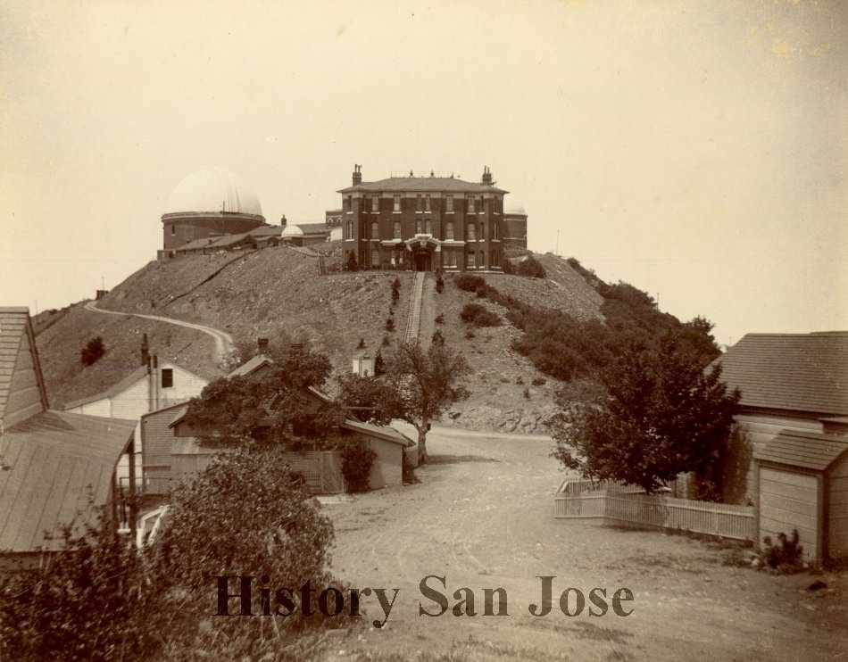 Lick Observatory buildings, 1898