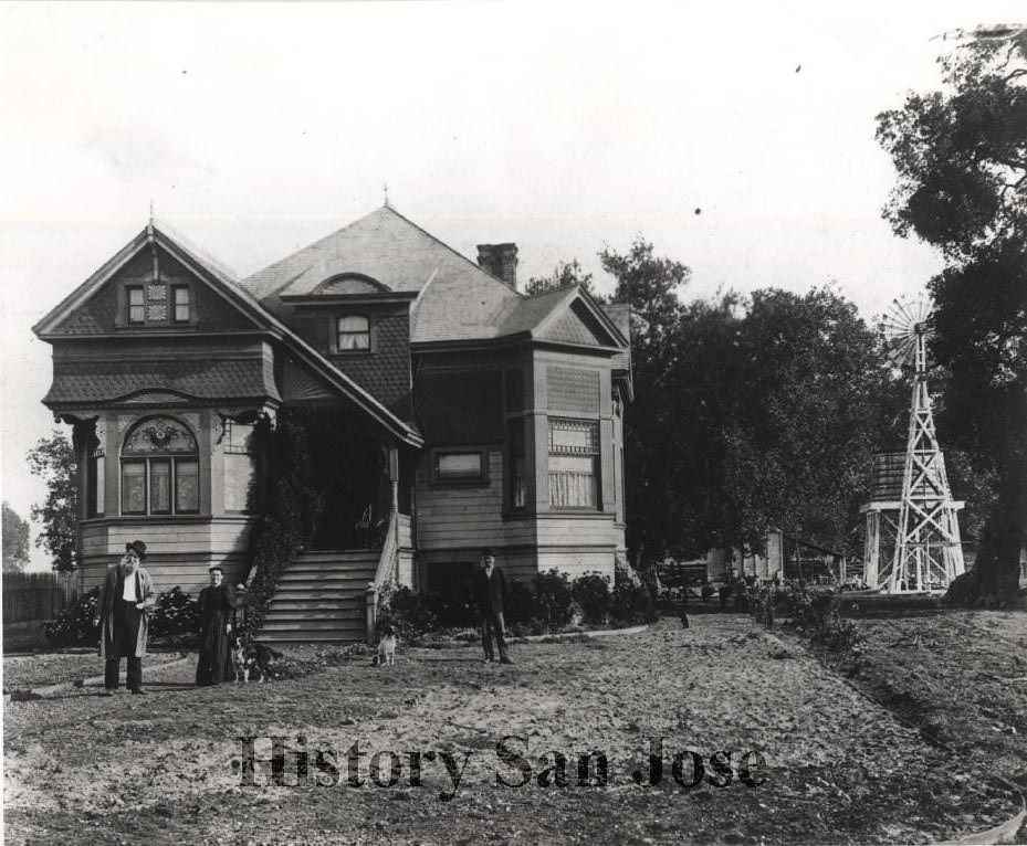 Vennum House on Lundy Road, December 25, 1895