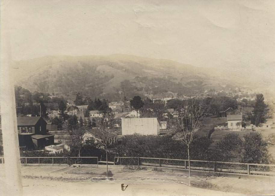 View of Los Gatos, 1904