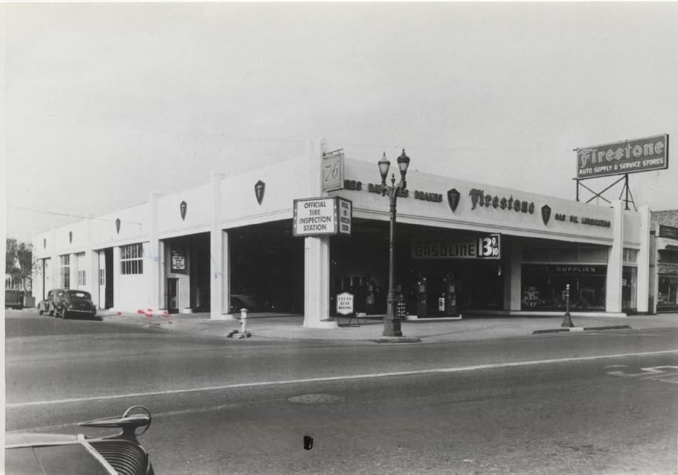 The Firestone Auto Supply and Service Station, 1935