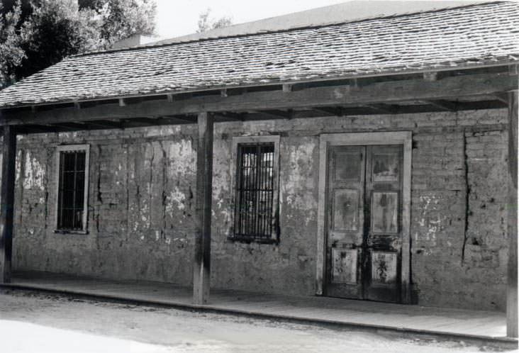 Front of the Peralta Adobe, May 1993