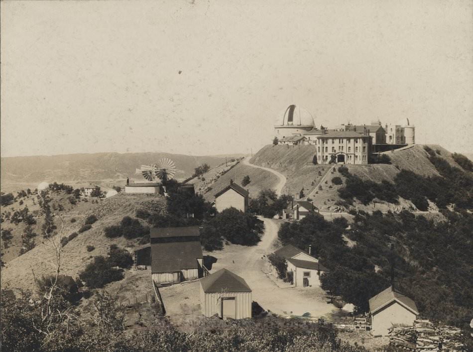 Lick Observatory and Buildings, Mount Hamilton, 1910s