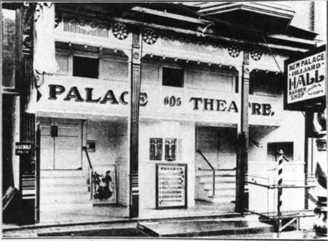 Palace Theater located at 605 Main Street in Vancouver, 1909