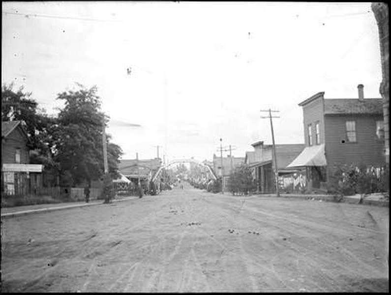 Downtown Vancouver Street Scene, 1880