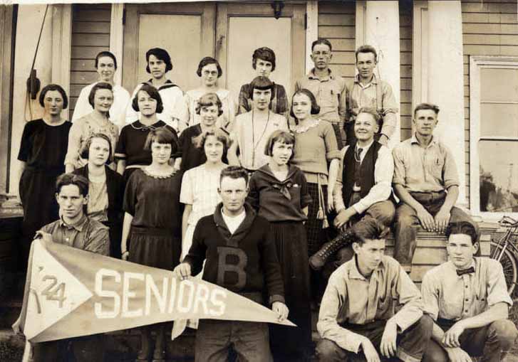 Battle Ground High School Senior Class, 1924