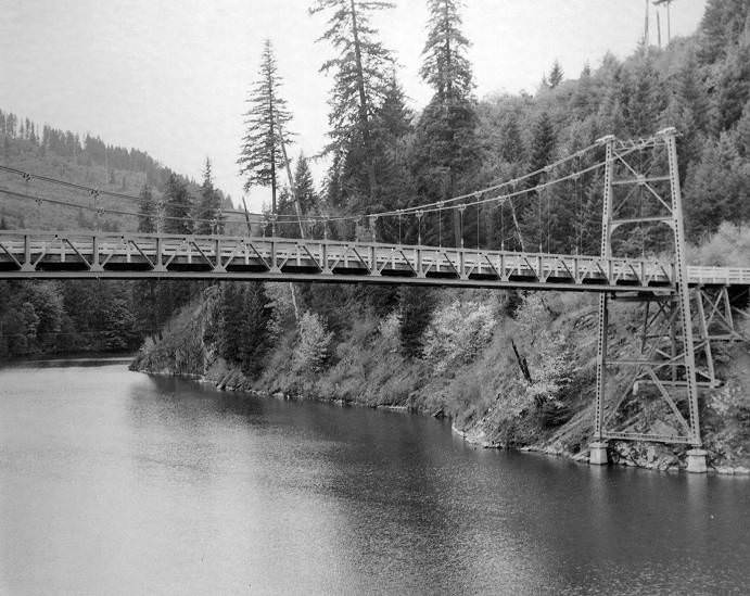 Bridge over Lewis River, 1920