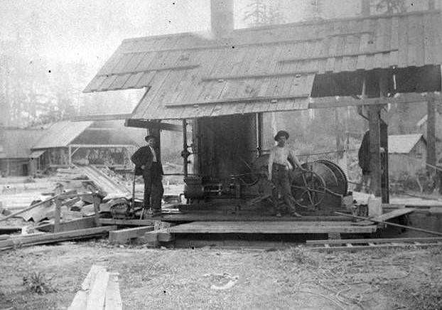 East Highland Mill on Lockwood Creek, 1880s