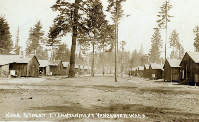 Cantonment in Vancouver, 1918