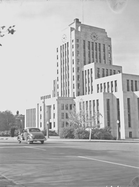 City Hall, Vancouver, 1947