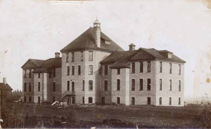 Back Side of the School for the Deaf in Vancouver, 1890