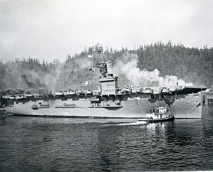 Ship, Kaiser Shipyards, Vancouver, 1944