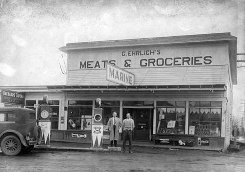 Ehrlich's Meats & Groceries, Vancouver, 1910s