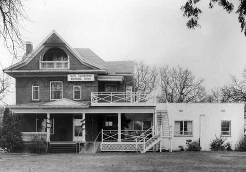 The exterior of the Faith Foundation Nursing Home in Vancouver, Washington, 1940s