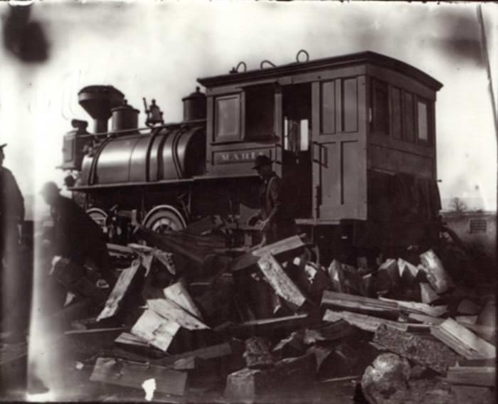 Porter Brothers Saddle-Back Train Engine, 1885
